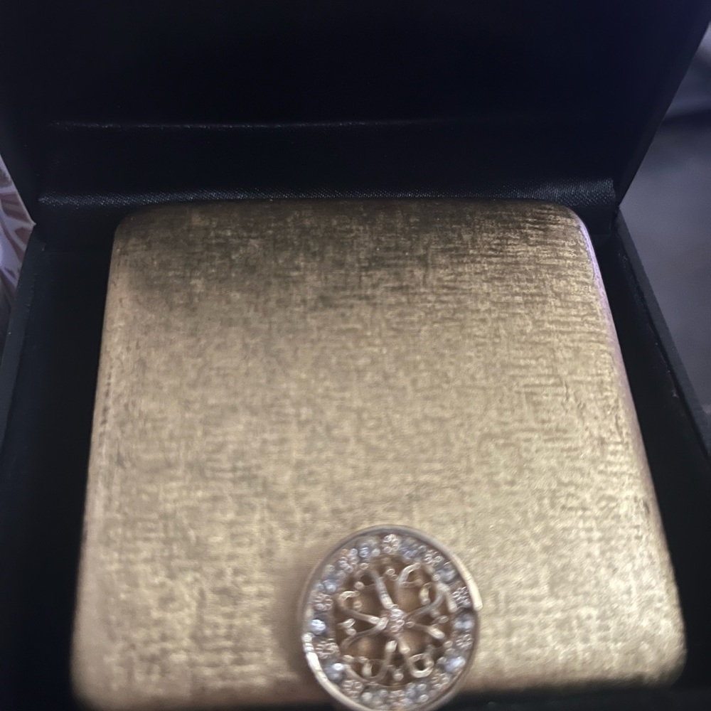 Antique powder compact